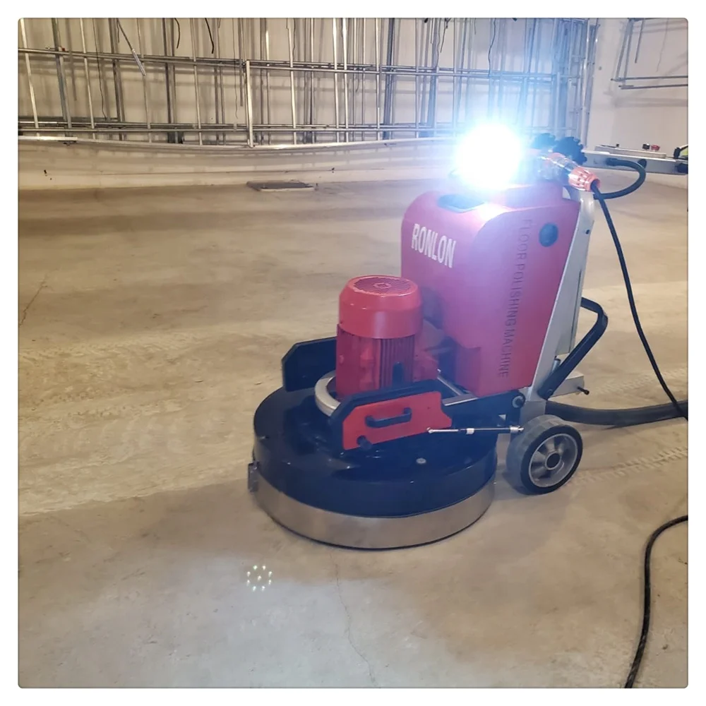 Ronlon Concrete Grinder 4 Heads Epoxy Marble Floor Grinding Leveling Machine