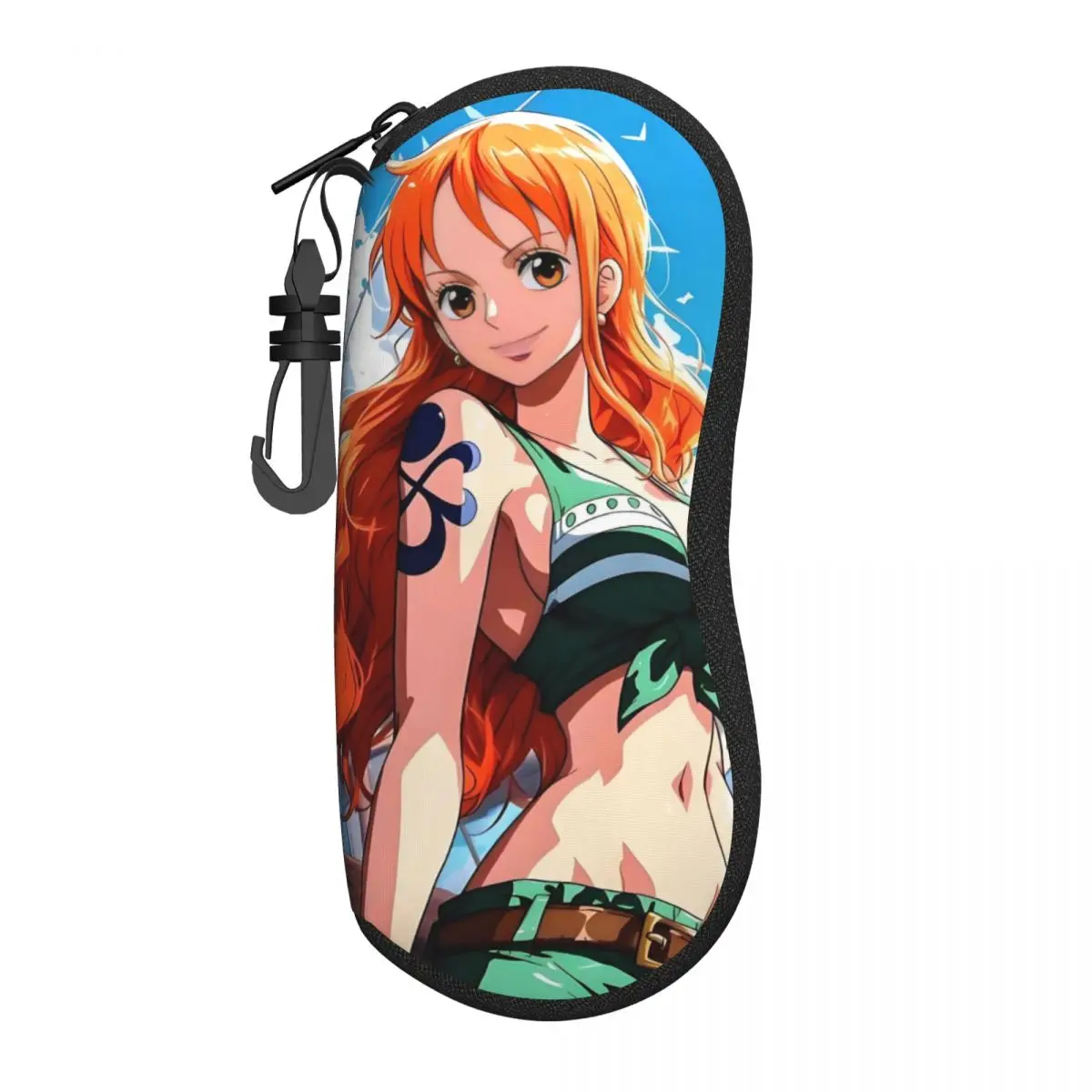 

Мягкий неопреновый чехол для очков Custom N-Namies Animes с молнией, мультяшный дизайн, защитный футляр для очков