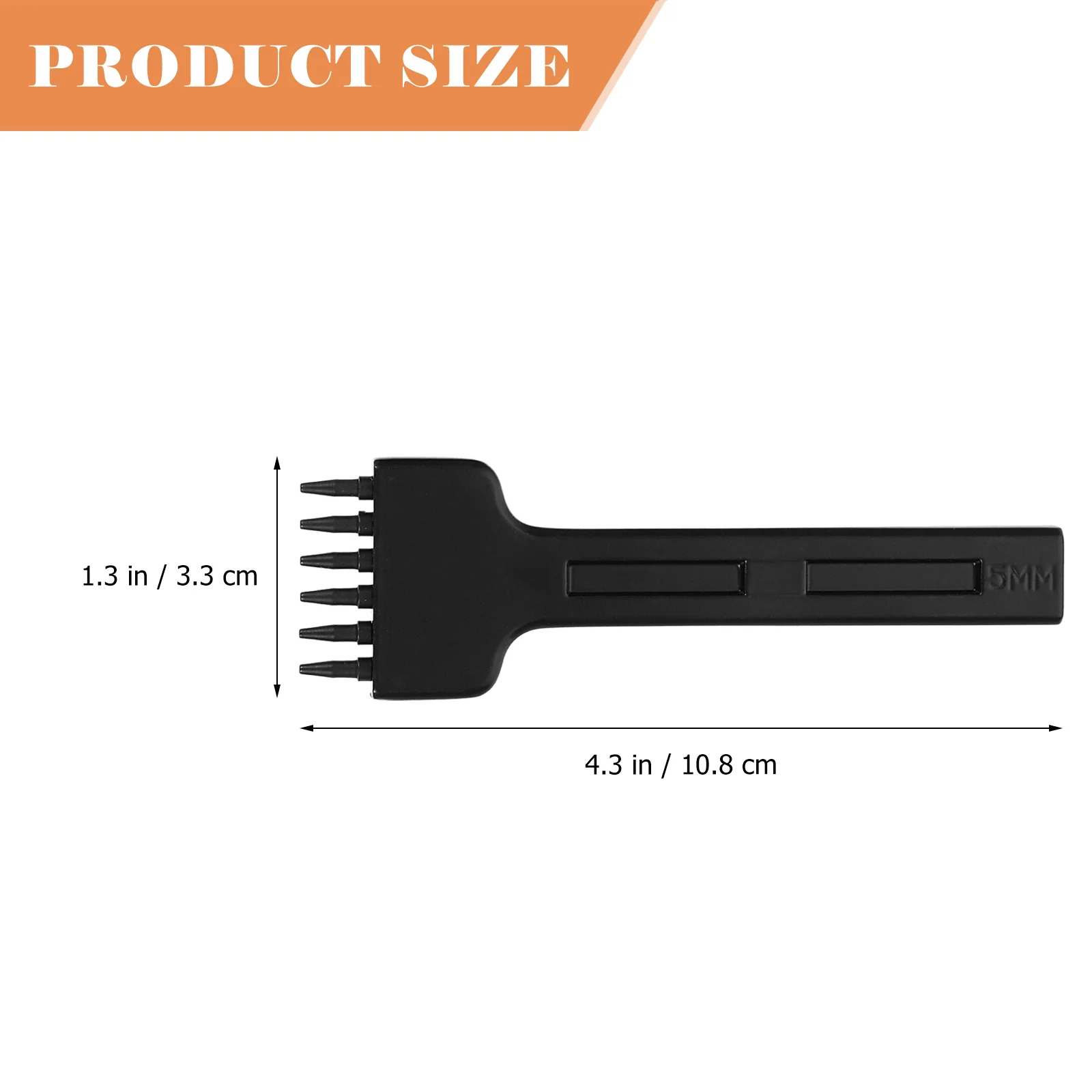 

3Pcs Leathercraft Hole Punch Strong Texture Excellent Craftsmanship Manual Efficiency Hole Puncher Punching Tool