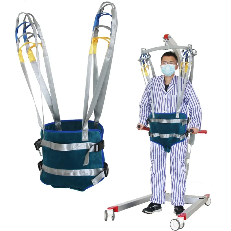 Elderly Patient Lift Sling Transfer Belt Walking Standing Exercise Lift Sling Rehabilitation Sling Standing Aids Spreader Lifter