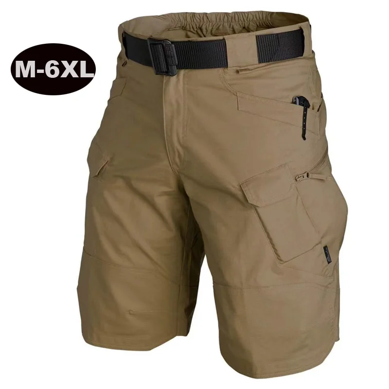 Men Summer Outdoor Cargo Tactical Shorts Waterproof Urban Combat Shorts Trekking Camping Hiking Climbing Oversized M-6XL Sports