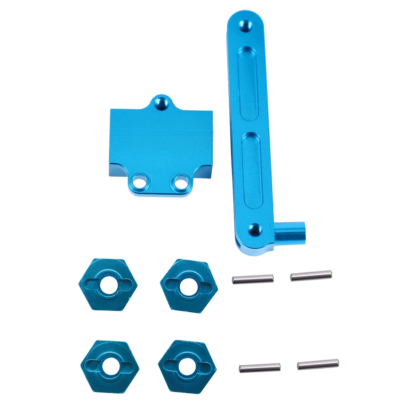 B49B-1X مكون التوجيه المعدني توجيه سيرفو التوقف ل Wltoys 12428 12423 و 4 قطعة مجموعة مسدس معدني