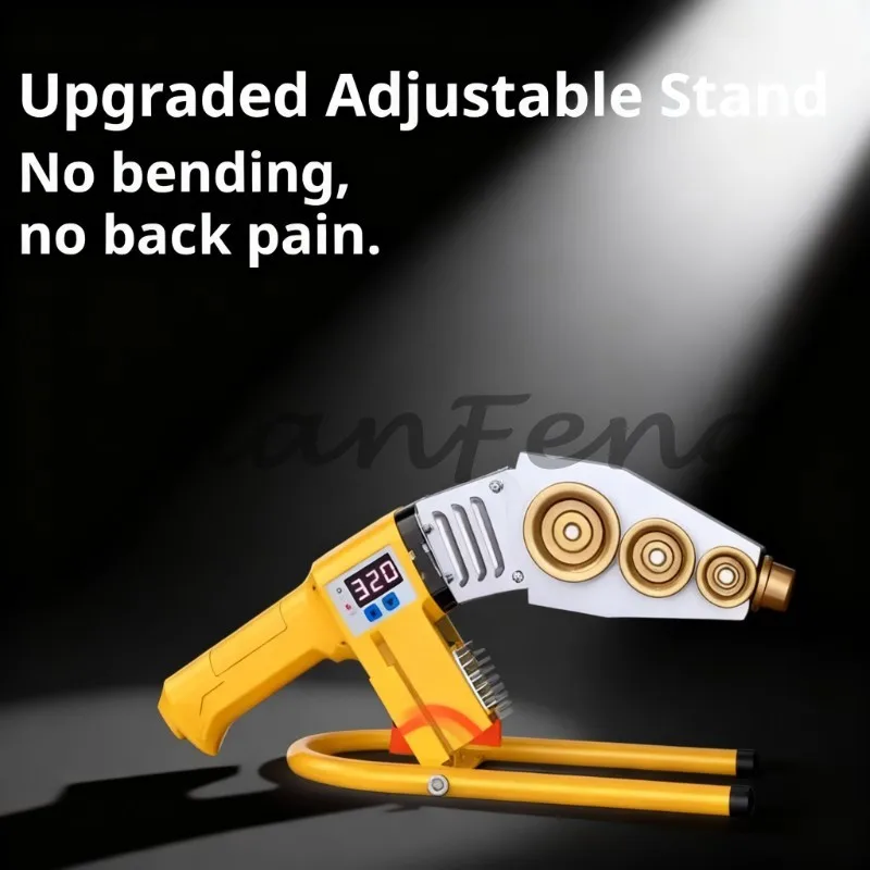 Intelligent temperature-controlled plastic pipe welding machine rapid heating and anti-blocking engineering tools