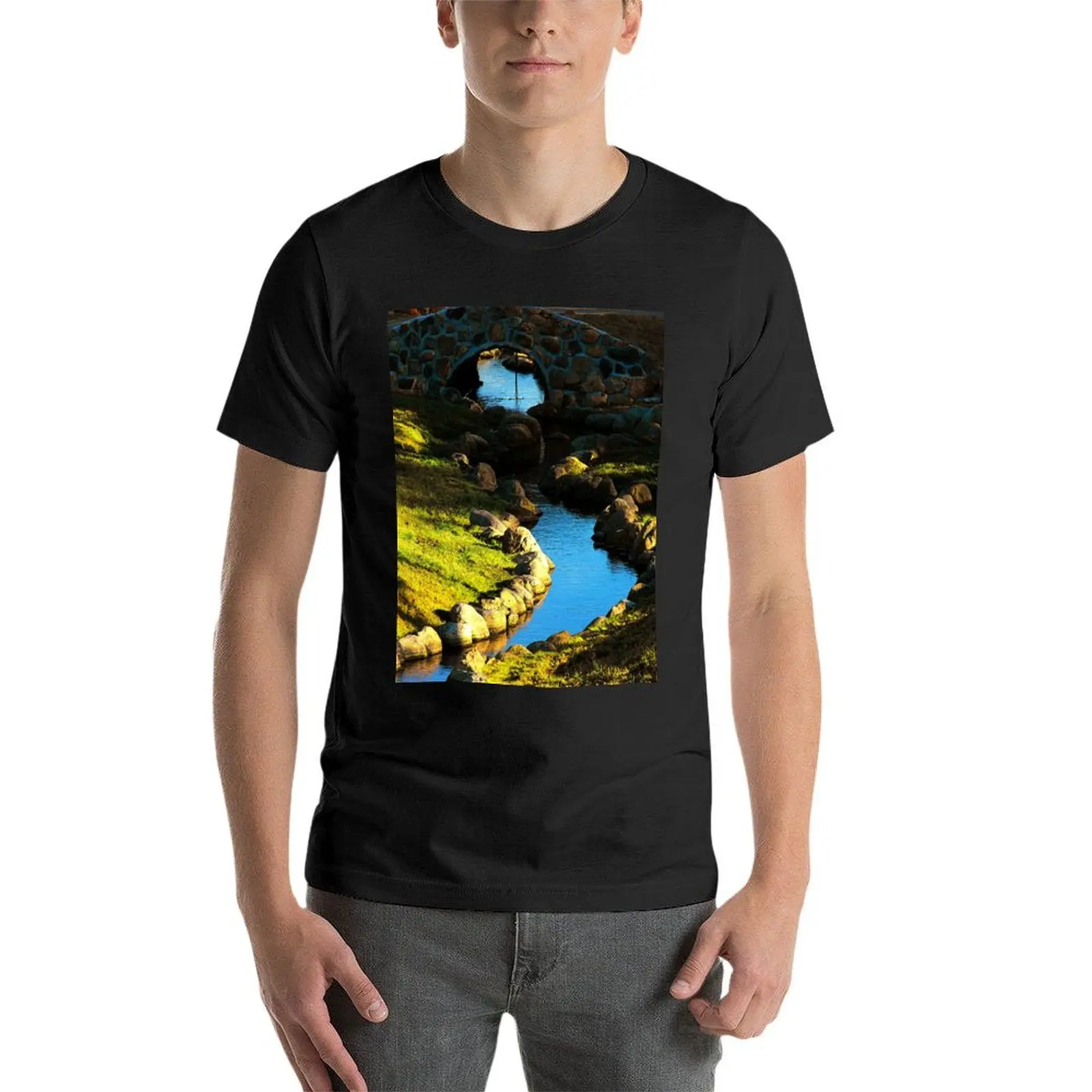 A fall afternoon in the sun T-shirt sweat quick drying blanks summer top mens graphic t-shirts pack