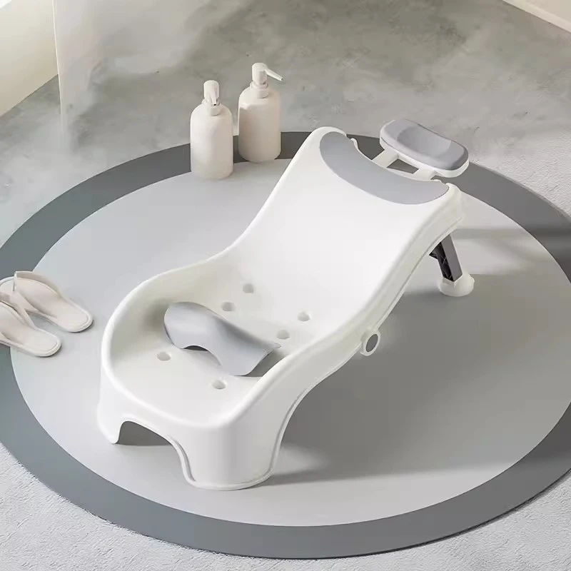 

Foldable Baby Hair Washing Chair Reclining Infant Shampoo Seat Toddler Kids Hair Wash Lounge Portable Bathroom Bathtub Chair