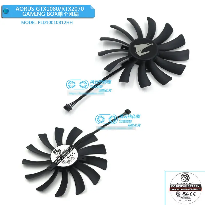 New Cooling Fan for Gigabyte AORUS GTX1080 RTX2070 GAMING Video Card External BOX PLD10010B12HH