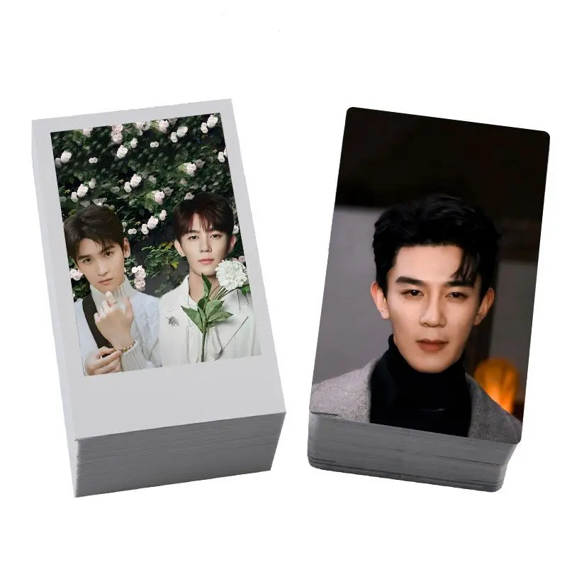 100PCs The Spirealm Chinese Drama Death Kaleidoscope Fatal Game Figure Xia Zhiguang Huang Junjie Star Photo Laser Card