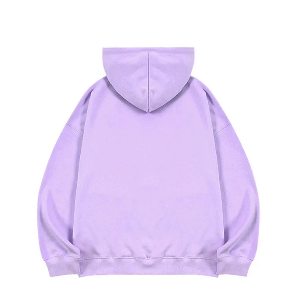 kpop Y2K NEVERLAND FM Printe Hoodies Pullover Purple Woman Clothing Y2k Streetwear Loose Fashion Sweatshirts