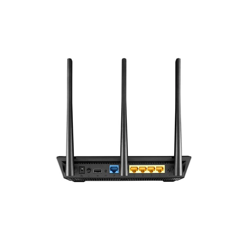 ASUS RT-AC66U WiFi Router AC1750 Dual-Band 802.11AC 3x3 AiMesh Wi-Fi 5, 4-Ports Gigabit Router, Speed 1750 Mbps