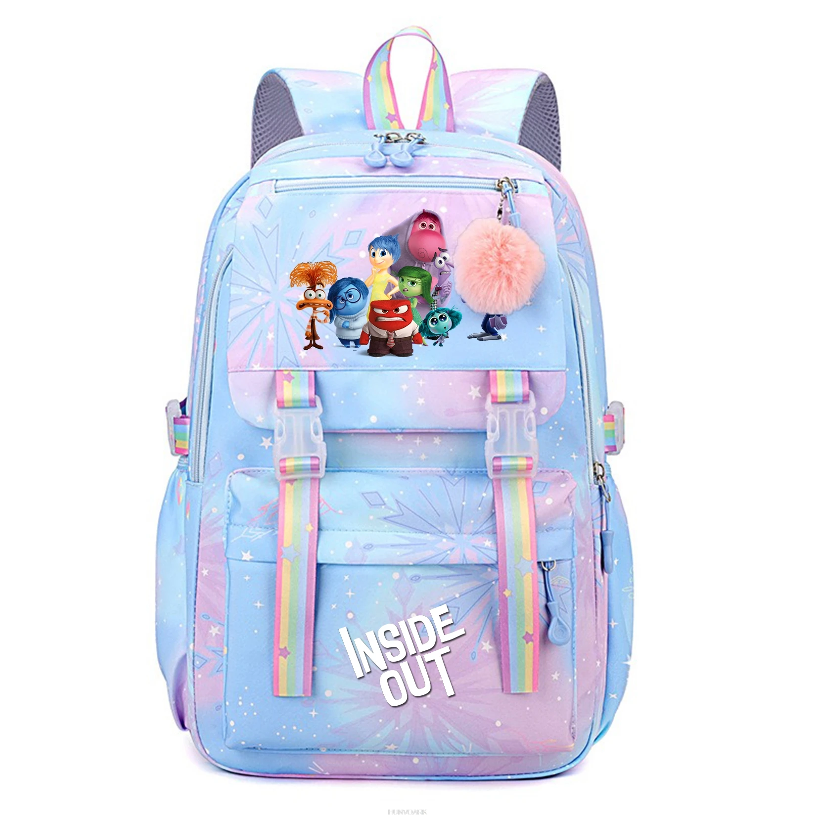 

Inside Out 2 Backpack Boys Girls Bookbag Bag Student Teenager Children Knapsack Schoolbag Rucksack Mochila