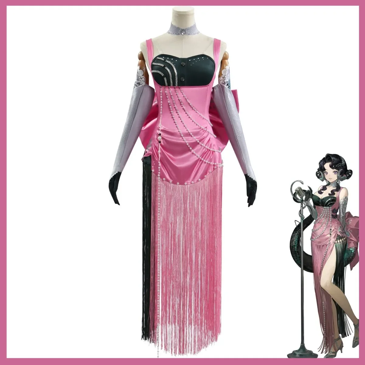 Game Reverse:1999 Anjo Nala Cosplay Costume Nala Hari Ms. Kimberly St. Pavlov Foundation Pink Evening Dress Woman Sexy Suit