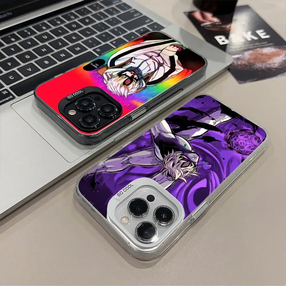 Dandadan Jiji حافظة هاتف محمول لهاتف آيفون 17 16 15 14 13 12 11 X XR XS 8 7 Pro Max Plus شفافة اللون واقية #1