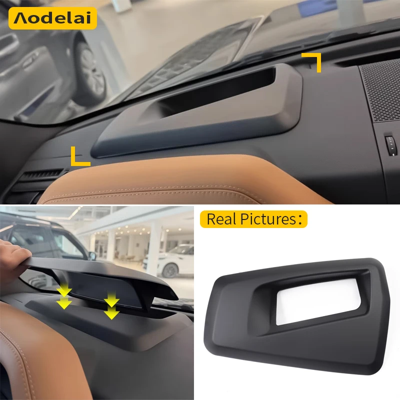 

For 2020-2025 Land Rover Defender 90 110 130 HUD protective cover head-up display dust cover frame car accessories