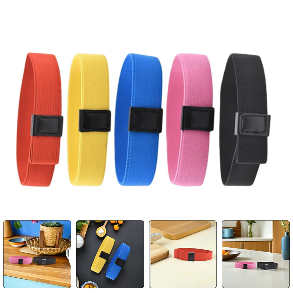 ランチボックス固定バンド用弾性ストラップ10個、調節可能な安全なホールド付き - 学校の仕事用の丈夫で伸縮性のある弁当ケースバンド