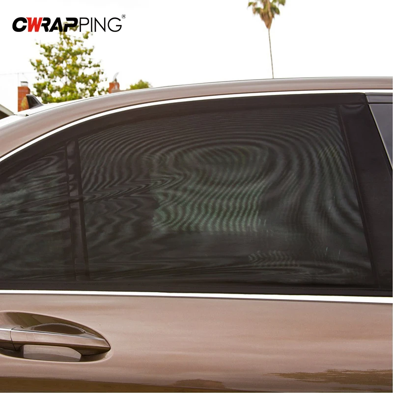 Car Window Screen Door Covers Front Rear Side Window Sunshine Cover Shade Mesh Car Mosquito Net For Baby Child Camping