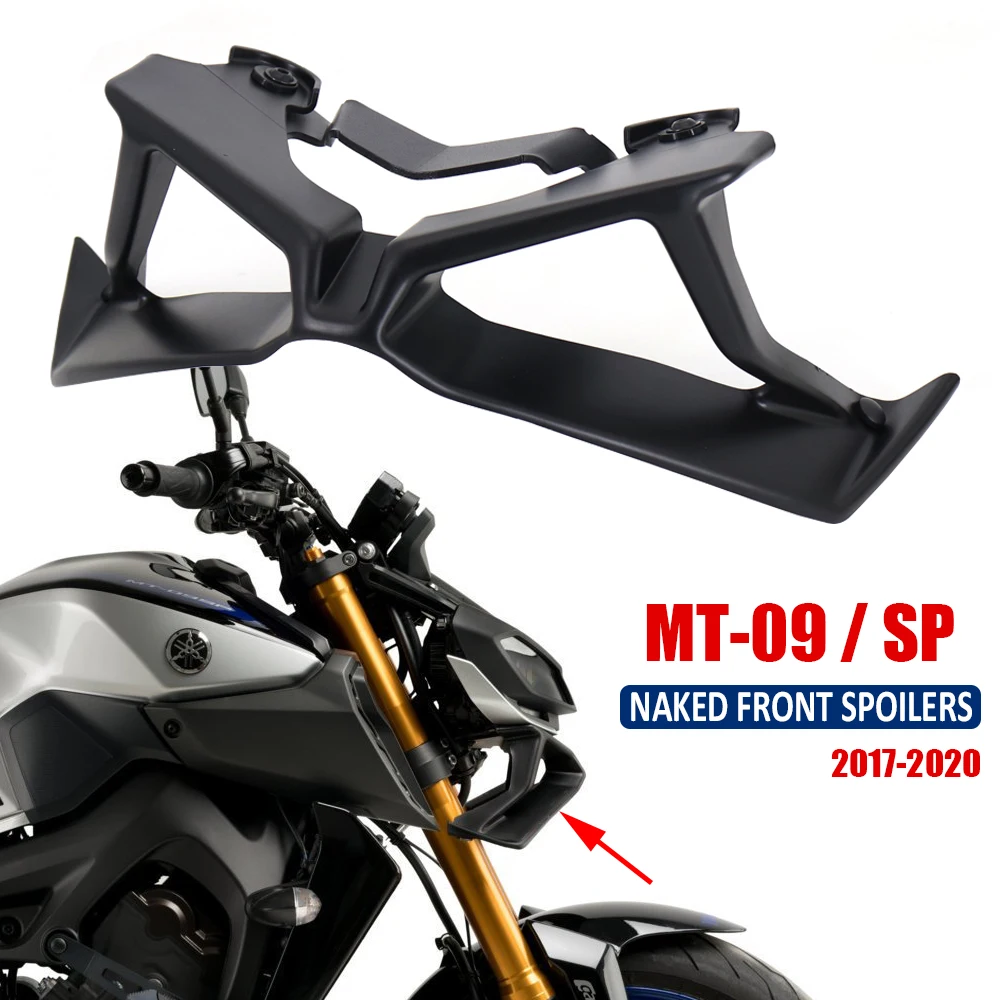 2017-2020 2019 Motorcycle Downforce Naked Frontal Spoilers For Yamaha MT-09 MT09 SP Winglet Aerodynamic Wing Front Spoiler Kit