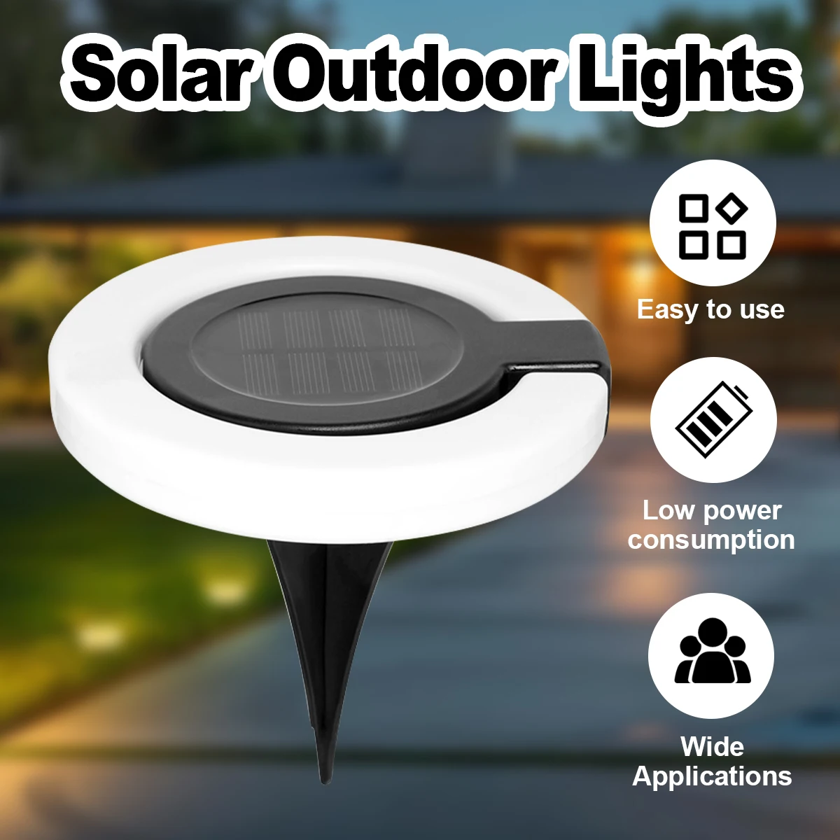 

Led Solar Waterproof Atmosphere Light Lights For Outdoor Underground Deck Folding Garden Stairs Decoration Powered Step Driveway