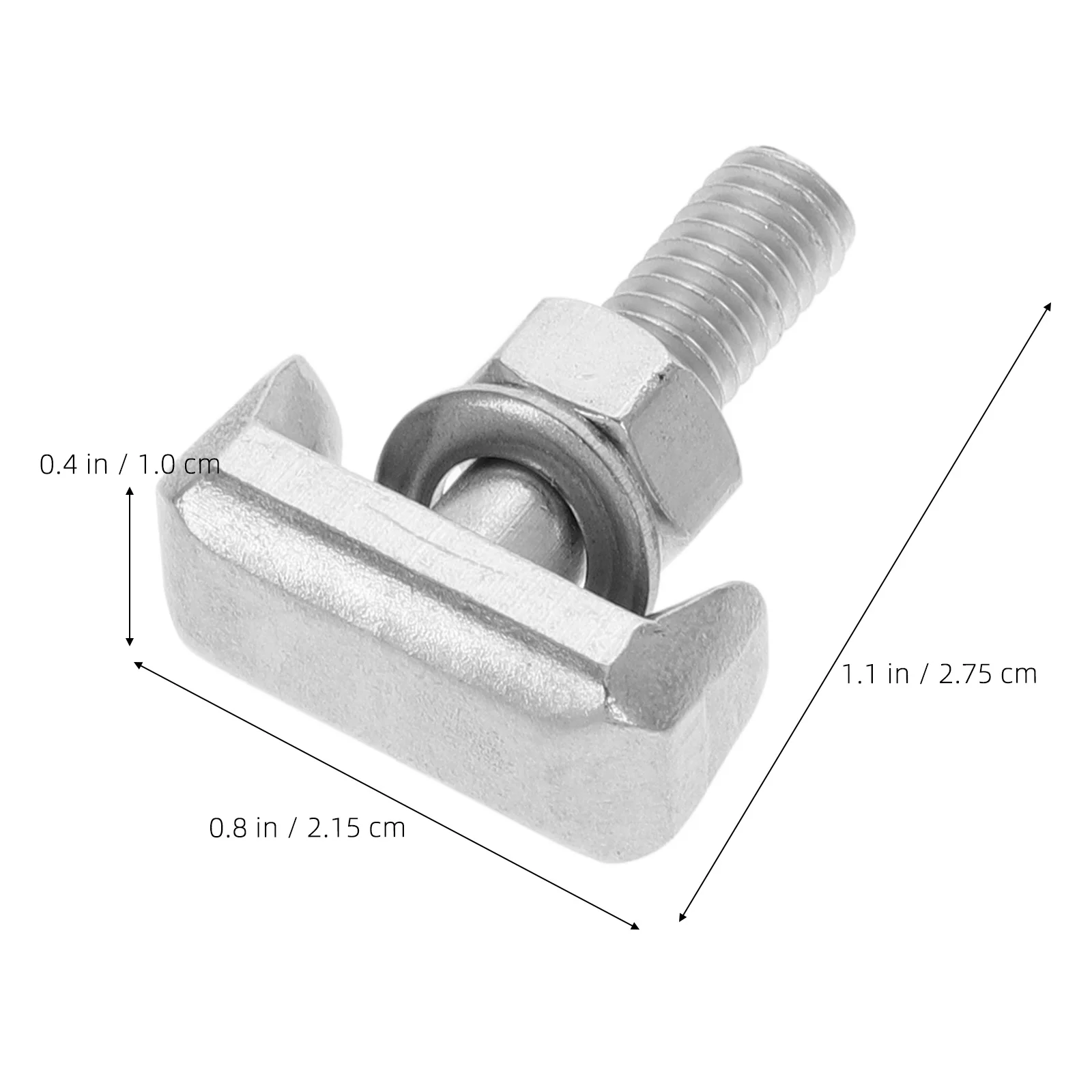 Stainless Steel Fixed Clip Screw T Shaped Replacement Terminal Bolt Automotive Clamp Terminal Bolt Accessories