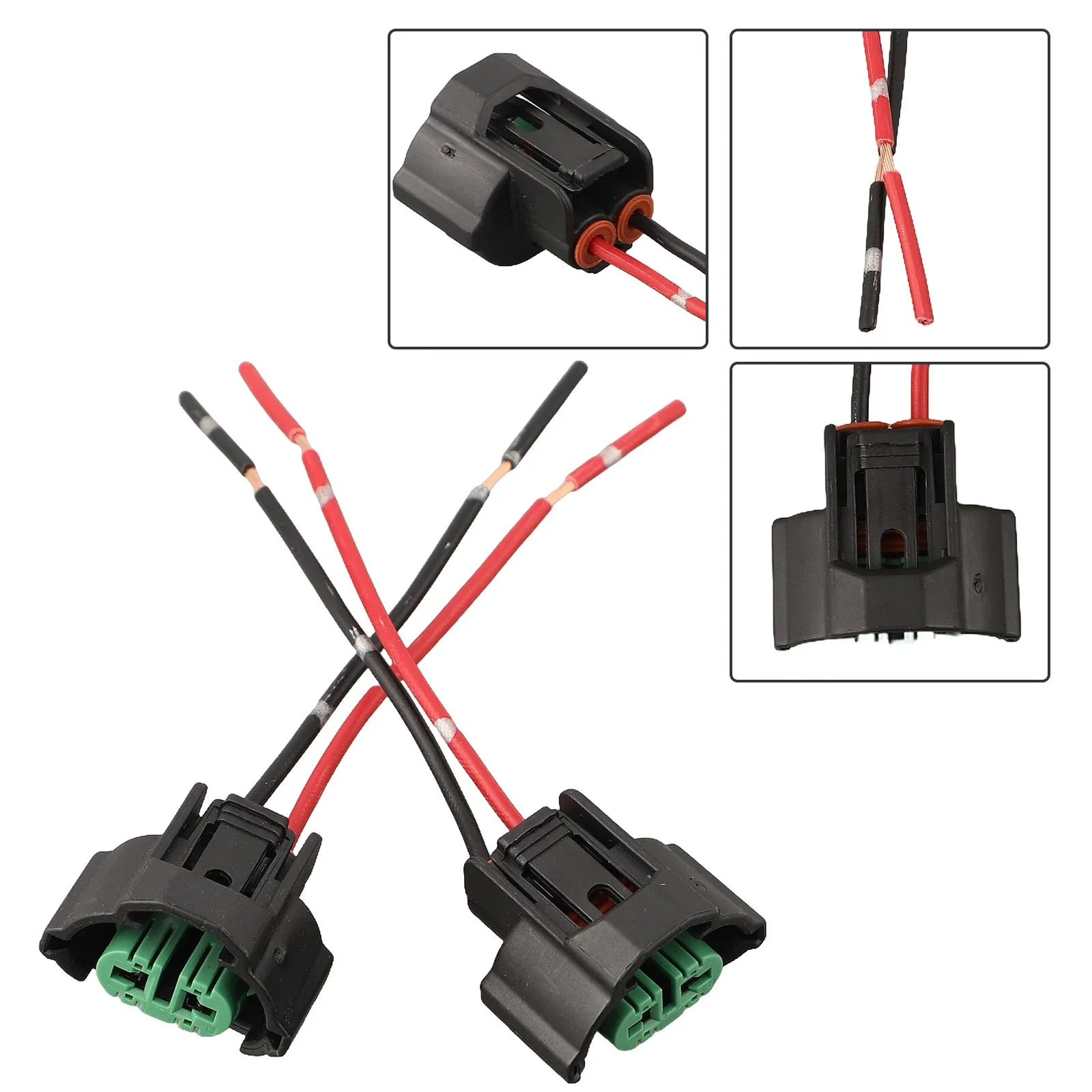 

2PCS H8 H11 Bulb Socket Wire Plug Harness Wiring Holder Car Headlight Fog Lamps Harness Male Socket Adapter Cable Plug