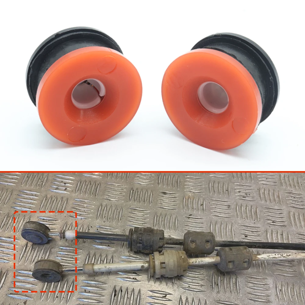 ชุดสายเกียร์ ตัวเชื่อมต่อปลายสายเกียร์ บูชก้านเกียร์ ตัวเชื่อมต่อคันเกียร์ อะแดปเตอร์ แหวนยาง สำหรับรถยนต์ Vaxhaull/Opel Zafira B Vivaro Van 1.6