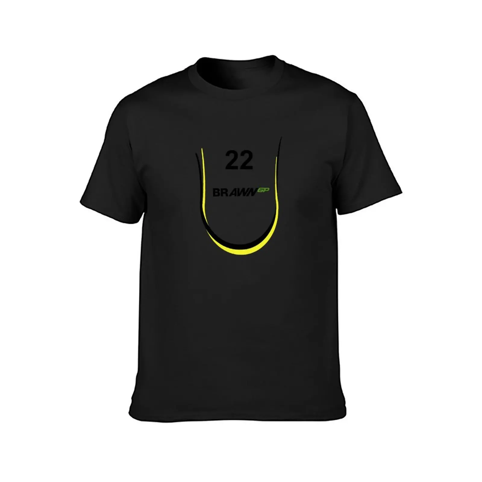 Brawn GP Button design T-Shirt blanks Aesthetic clothing men clothes