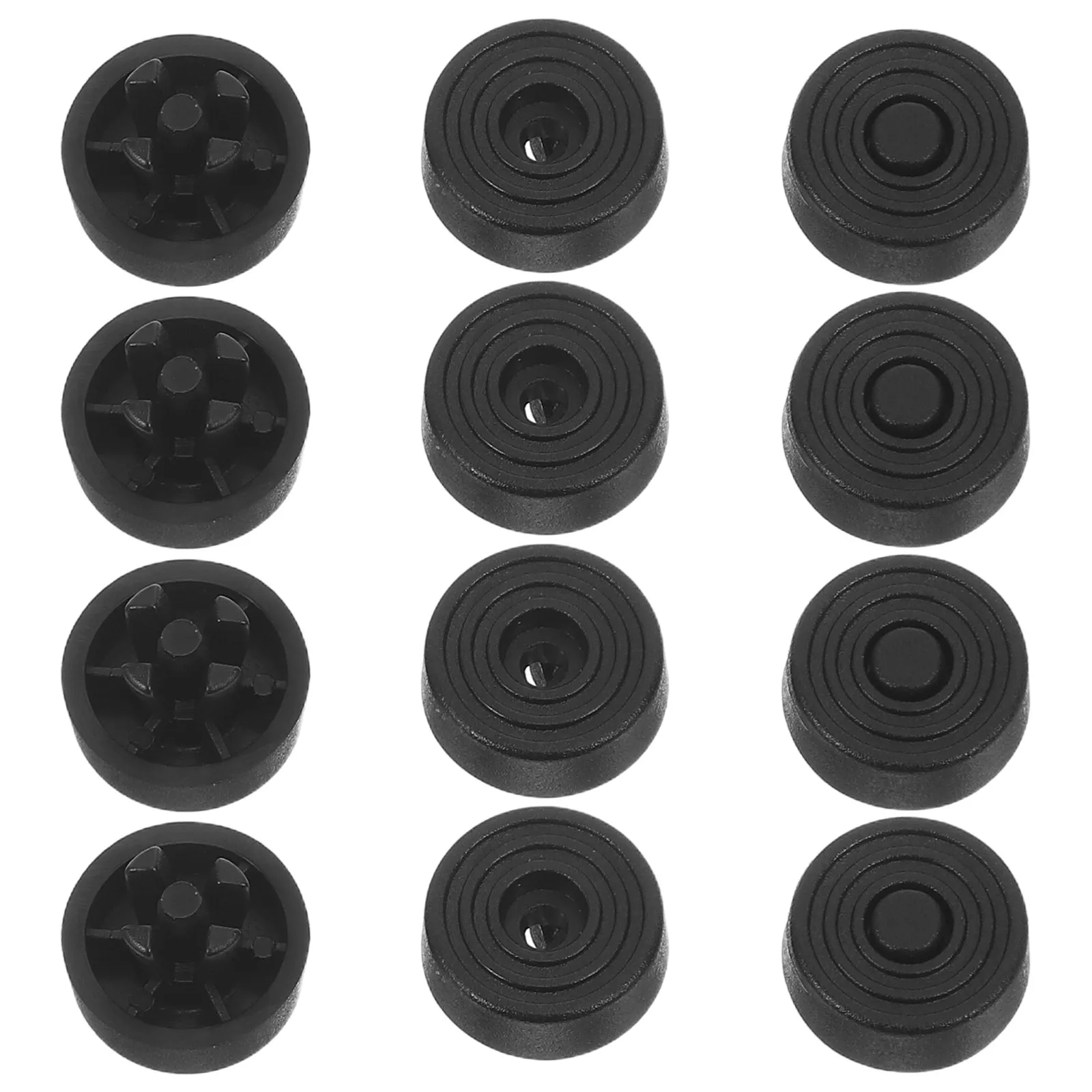 25Pcs Pc Case Anti-Vibration Feet Push-in Snap-in Design Shock-Absorbing Non-Slip Computer Case Feet for Gaming Desktop Chassis