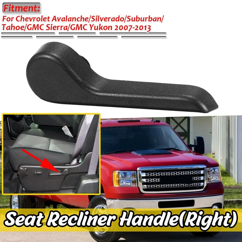 Car Seat Recliner Handle Adjustment Driver Seat Handle Lever For Chevrolet Avalanche Silverado Suburban Right 15232598