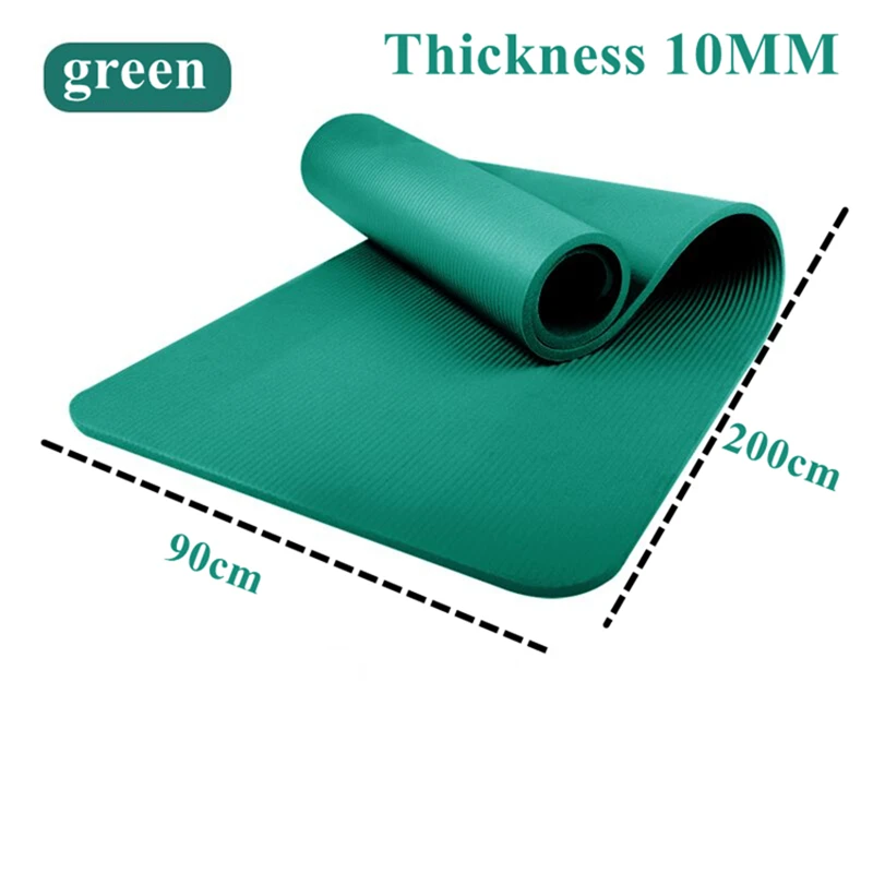 1PCS 200/185x90/80cm Sport Fitness Mat voor Oefening 1mm Yoga en Pilates Yoga Matten Anti-slip Gymnastiek Mat Fitnessapparatuur