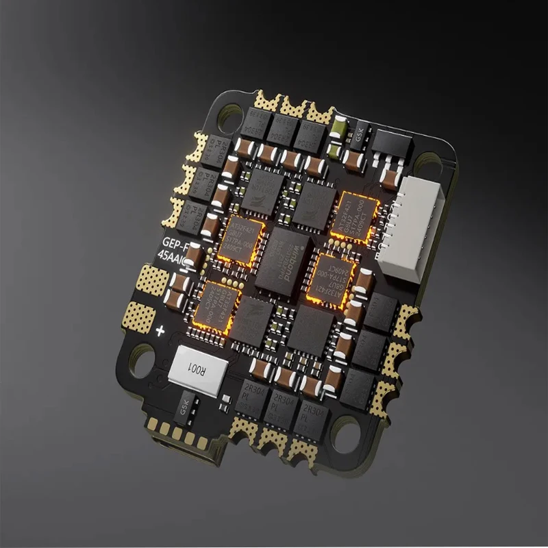 GEPRC TAKER F722 45A 32 bits AIO contrôle de vol bêtaflght INAV/ESC Buzzer 16 mo boîte noire 32 bits enregistrement d'analyse de données pour modèle Rc