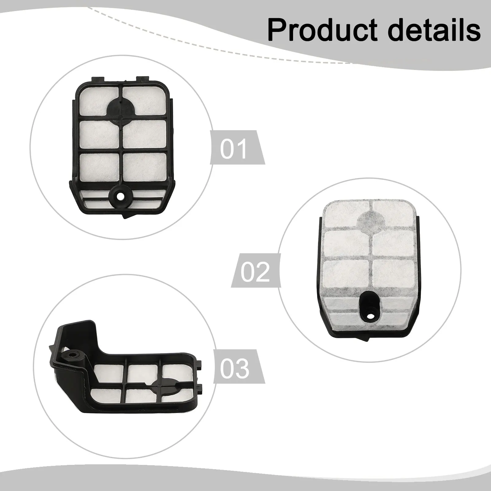 Replaces 1pc Replacement Air Filter Part For Homelite & Chainsaws 518048001 518049002 UT-10517 UT-10518 UT-10520