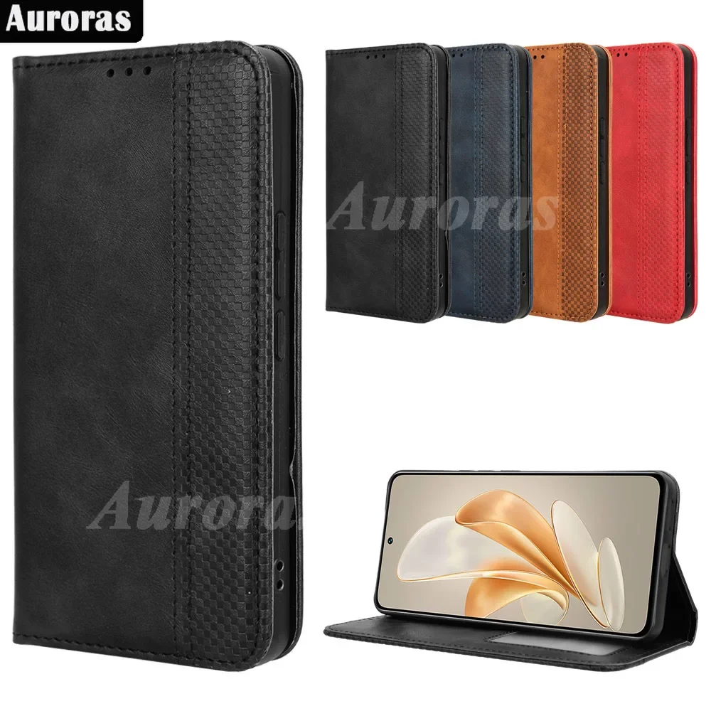 For Nokia HMD Pulse Pro Flip Case Vintage Wallet Leather Card Slot Holder Magnetic Lasp For Nokia HMD Pulse Plus Fusion 5G Shell