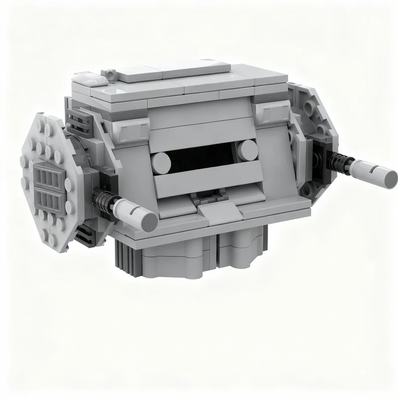 142 шт. MOC DBY-827 Тяжелая турболазерная турель, модель звездной битвы, строительные блоки, рождественский подарок, игрушка, конструктор, идея для творчества.