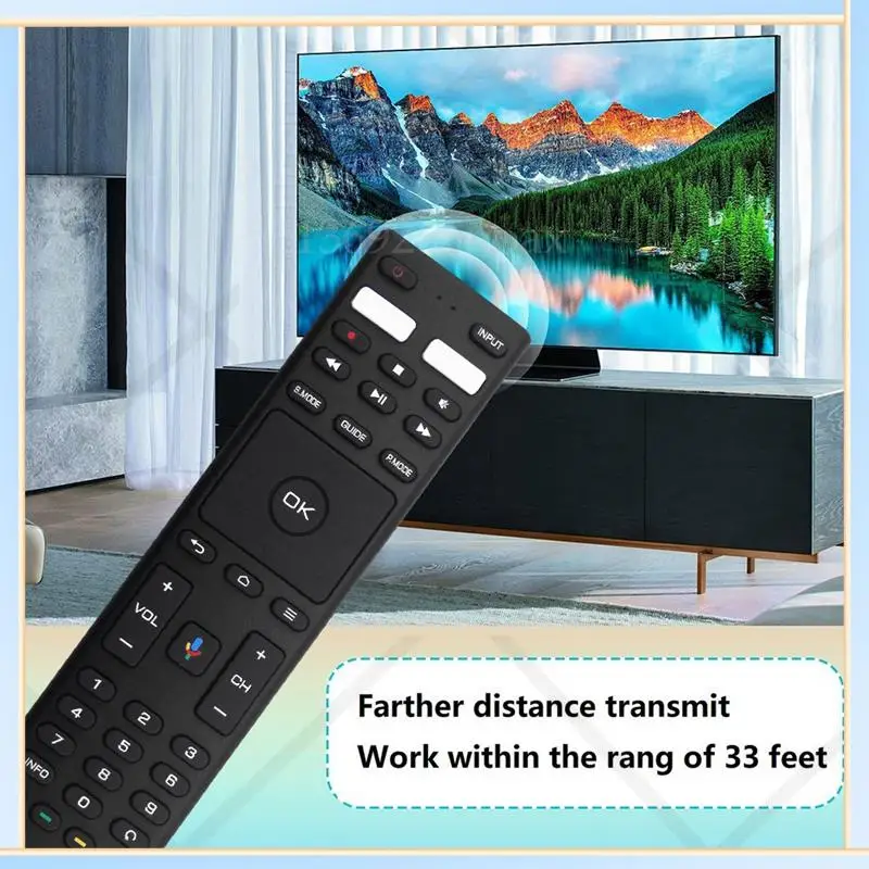 

-SPOR Замените RM-C3363 Пульт дистанционного управления для светодиодного телевизора JVC RM-C3363 LT-32KB208 Прочный Простая установка Простота в использовании