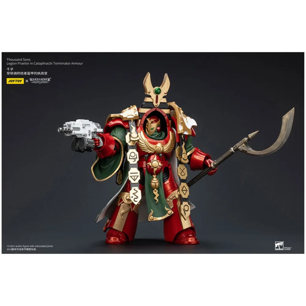 

JOYTOY Warhammer "The Horus Heresy" Thousand Sons Legion Praetor In Cataphractii Terminator Armour Action Figure Doll Toys