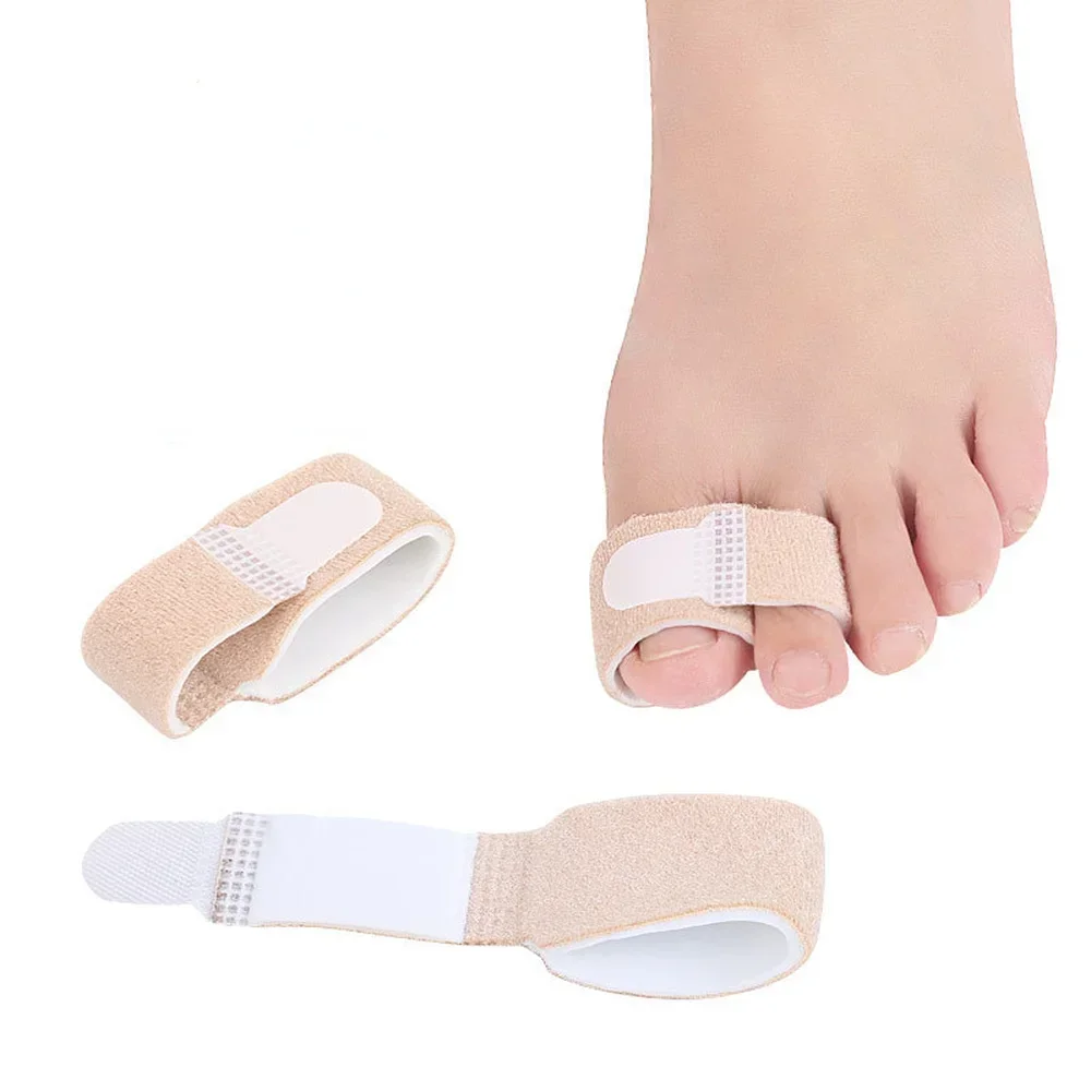 Fabric Toe Finger Straightener Hammer Toe  Valgus Corrector Bandage Toe Separator Splint Wraps Foot Stretcher Care Tool