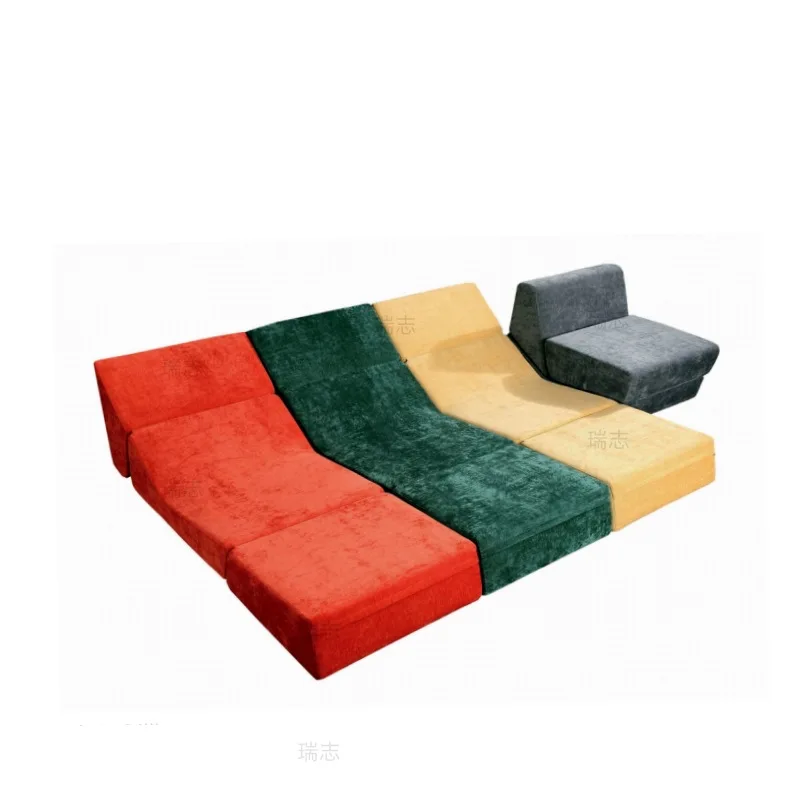 

Vacuum full sponge compressed roll bag, sofa single folding sofa, living room lazy tatami, fabric sofa