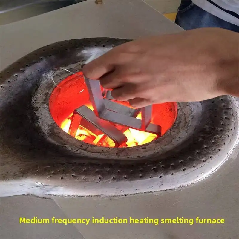 New Industrial Electric Fast High Frequency Metal Heating Melting Furnace Factory Direct Supply Temperature