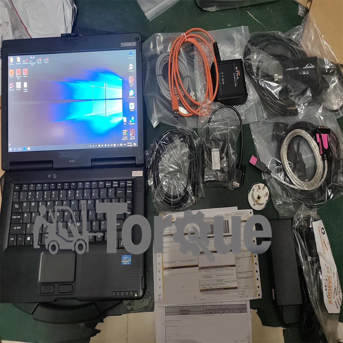 CF53 laptop Judit Incado Jungheinrich jeti +STILL steds Diagnostic Kit +Linde canbox doctor pathfinder LSG forklift tool