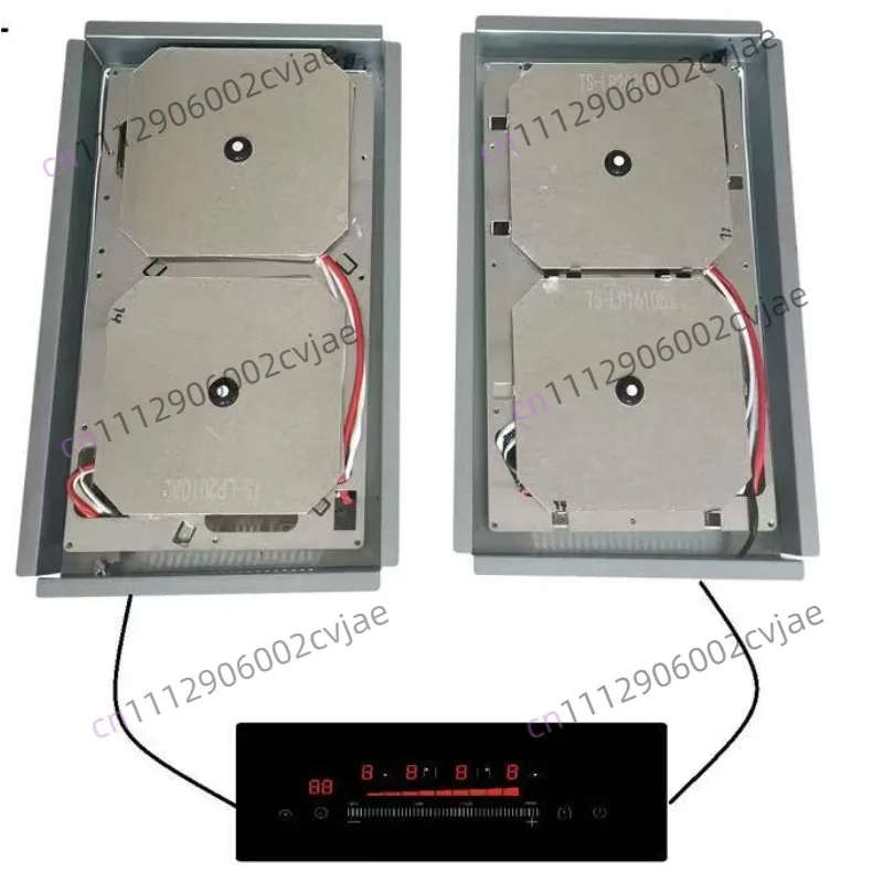 Built-In Invisible Electric Induction Cooker Stainless Steel Touch Sheep Design Hidden Magnetic Granite Ceramic Stove for