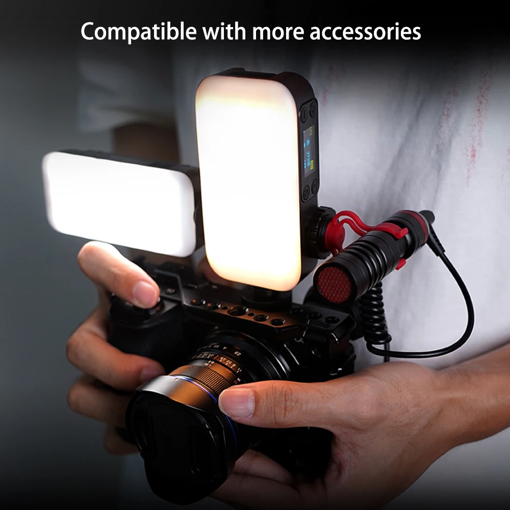 New RGB Video Light Clip on LED Selfie Light with Phone Holder Sturdy Clip for Phone Laptop Tablet Camera Fill Light Tripod