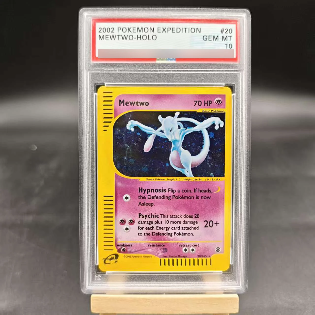 

PTCG Mewtwo Espeon Gengar English Rating Card Mew Charizard Blastoise Diy Copy Version Classic Anime Collection Card Toy