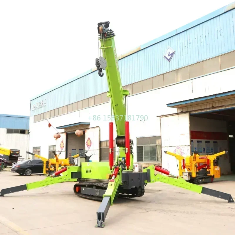 Telescopic 360 Degree Mini Lifting Spider Crane Construction Spider Lifting Crane Cantilever Hydraulic Small Spider Crane Price