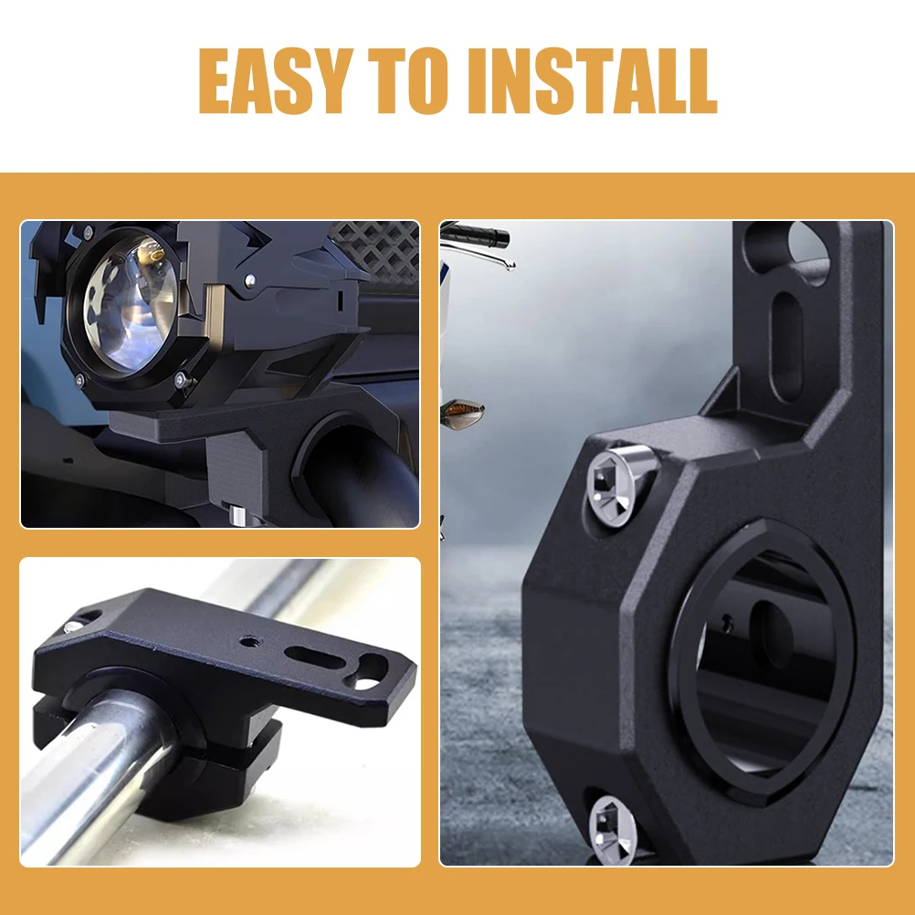 

Motorcycle Spotlight Bracket Mounting Bumper Extension Headlight Lights Brackets for Aluminum Alloy Driving