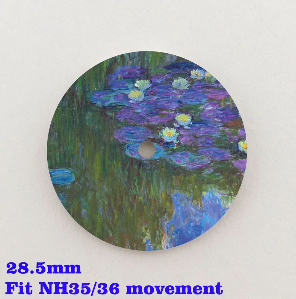 28.5mm Dial NH35 Dial NH36 Dial Creative Dial Painting Series High-Quality Dial Suitable For NH35/36 Movement Watch Accessory