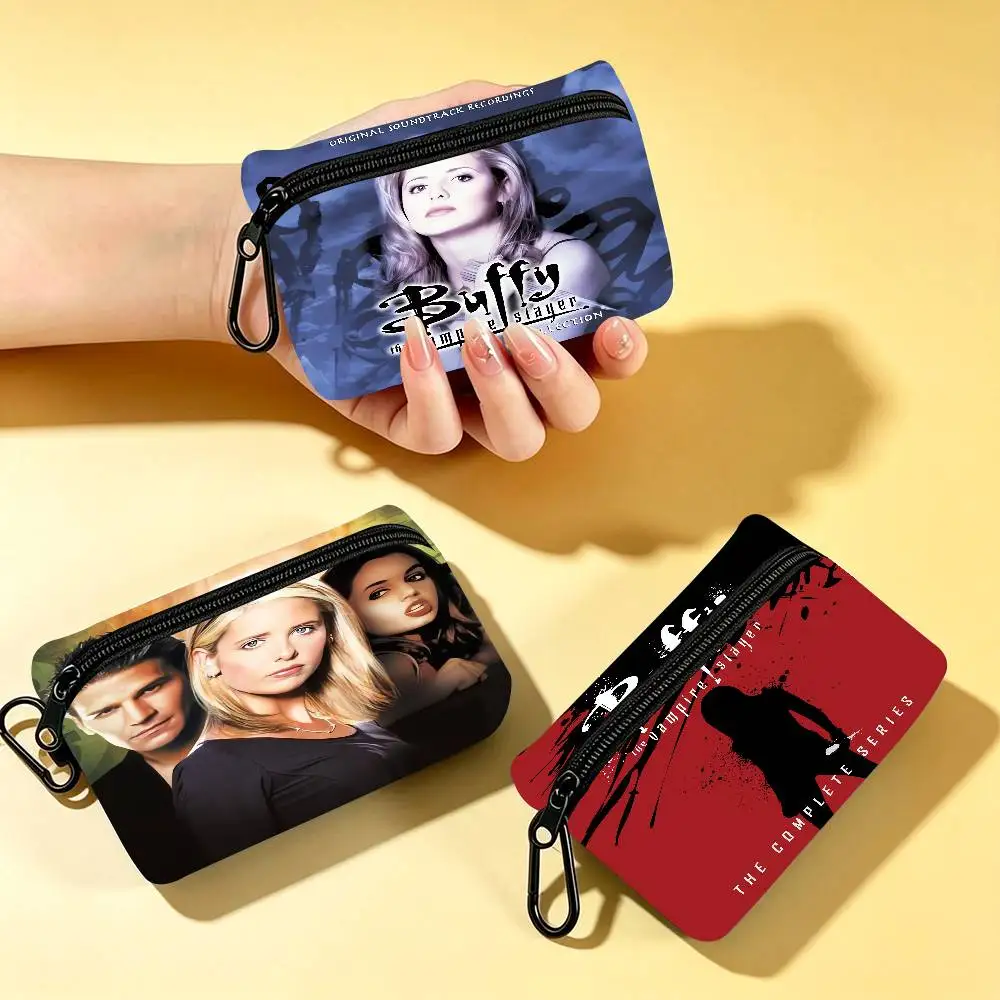 Movies B-Buffy The Vampire Slayer Coin Purse Cartoon Personality High Value Makeup Bag Student Oxford Cloth Storage Bag