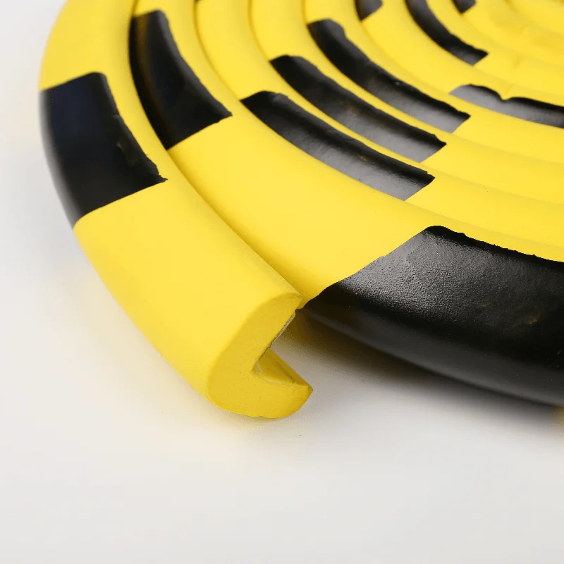 High-quality Economical 5m Yellow and Black Warning Nitrile Rubber Corner Guards - Superior Crash Protection at an Unbeatable Pr