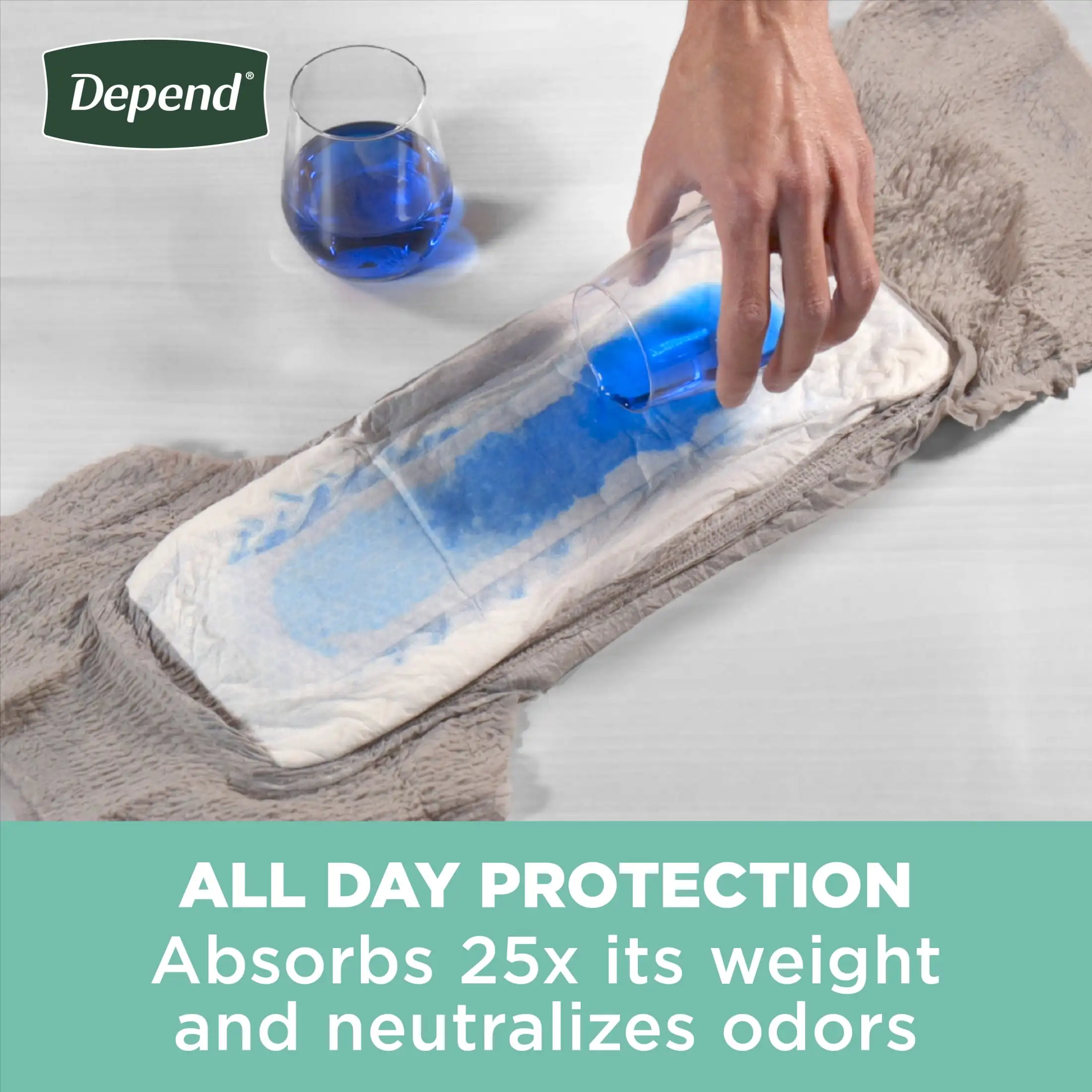 Fresh Protection Incontinence Underwear for Men, Adult Diapers, L, 72 Count