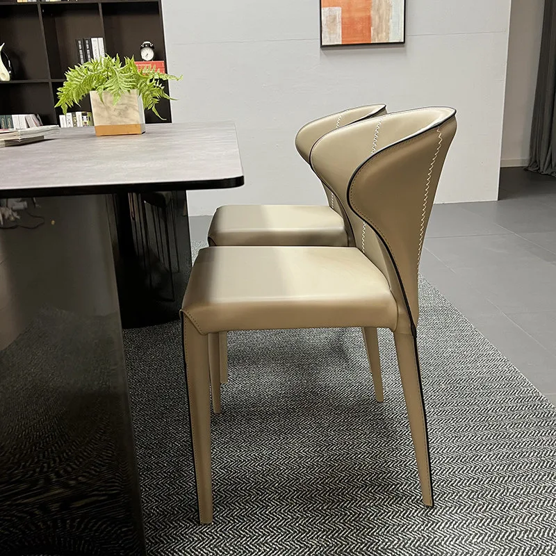 

Дизайнерские обеденные стулья в итальянском стиле Advanced Homestay Современные туалетные столики Обеденные стулья Мебель для магазина напитков Silla Comedor Lscy