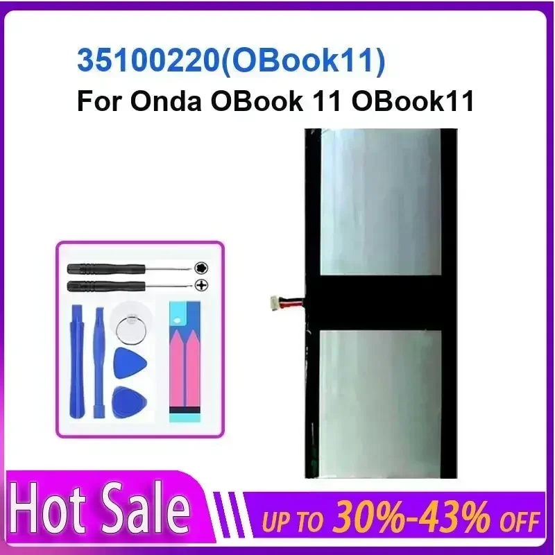 

Аккумулятор для ноутбука 8000 мАч для Onda OBook 11 OBook 11 35100220 (OBook11) долговечный и сменный аккумулятор