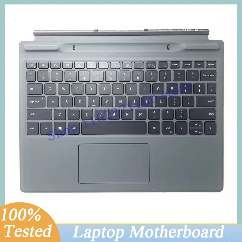 

CN-07MM01 K19M K19M001 New High Quality For DELL Latitude 7320 Detachable Travel US English Keyboard Touchpad Palmrest